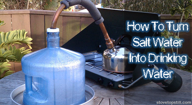 What happens when you boil saltwater?