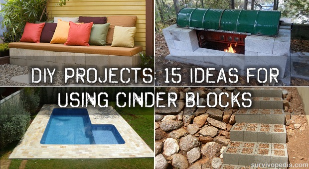 DIY Projects: 15 Ideas For Using Cinder Blocks | Survival