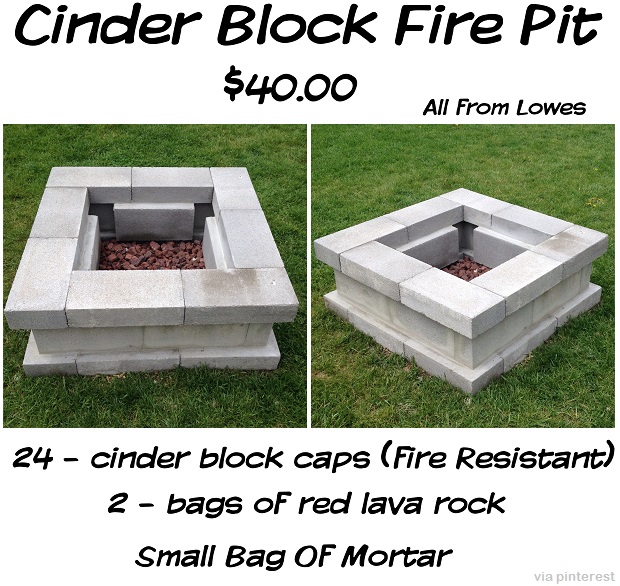 Cinder BLock Fire Pit