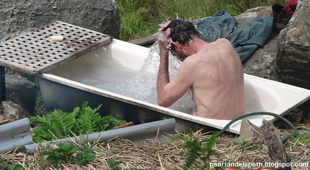 Off grid bath