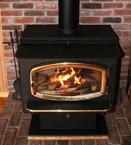 wood burning stove