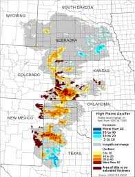 High plains aquifer map