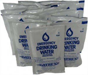 emergency drinking water ratio