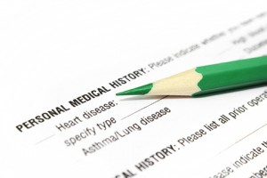 personal medical history form