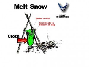 melt snow