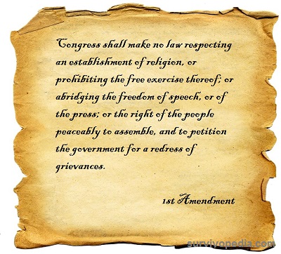 1st amendment