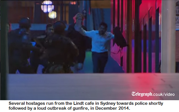 hostages escape in sydney cafe terrorist attack