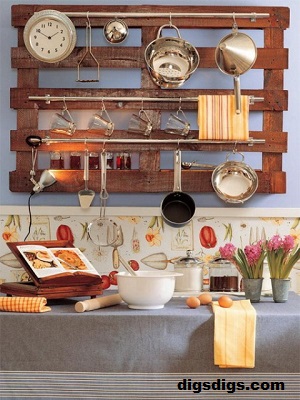 wood pallet Kitchen Storage Ideas