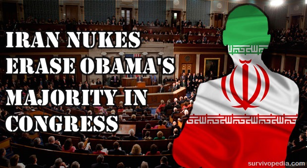 Iran nukes erase obama's majority