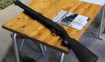 Remington 870 pump action shotgun