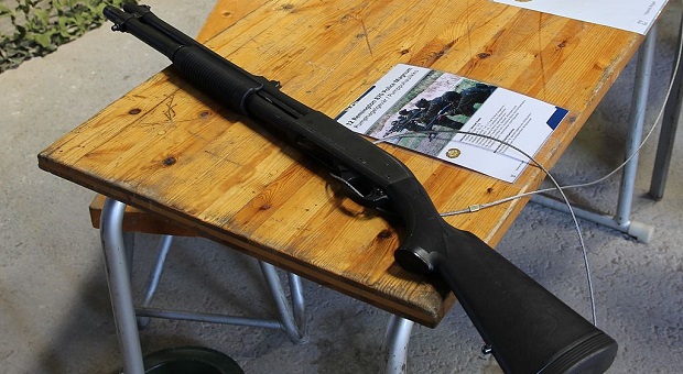 Remington 870 pump action shotgun