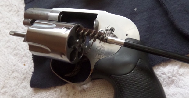 cleaning revolver