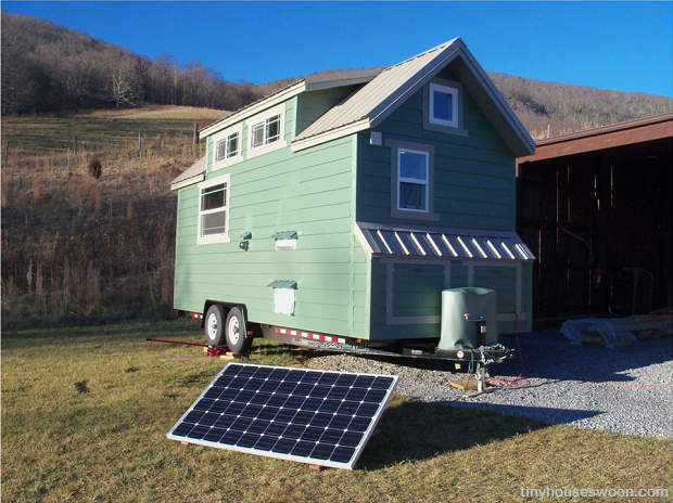 Little Green House on Wheels