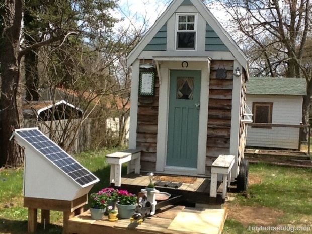 Marsha’s Tiny House and Solar Setup