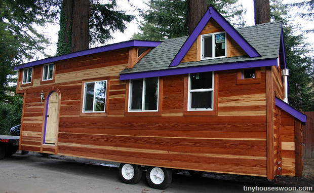 Redwood tiny house