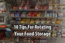 Rotating food storage