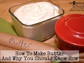 Making butter