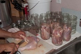 Canning chicken