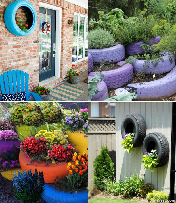 Tire Planters