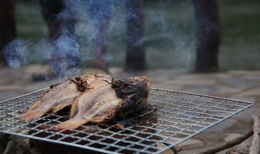 fish on grill