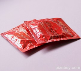red condoms 