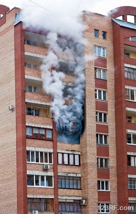 apartment fire