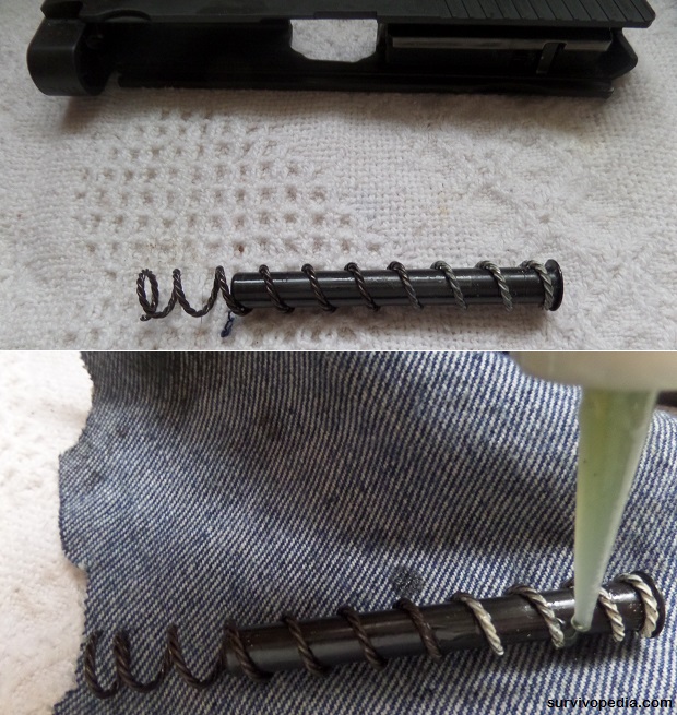 clean the recoil spring