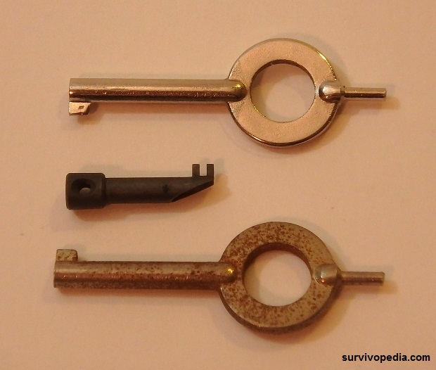 Standard vs High Security Cuff Key