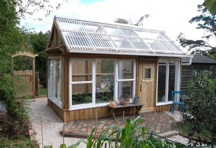 greenhouse from old windows