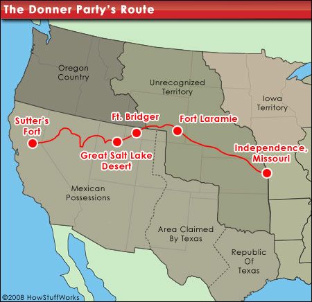 donner map