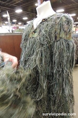 How to make fake Spanish moss using ghillie suit material