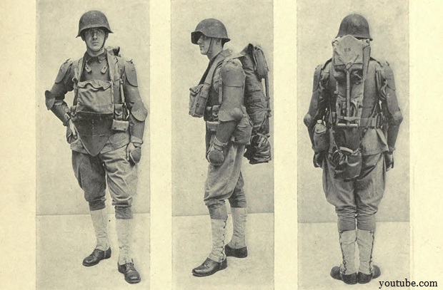 Experimental body armour from World War I