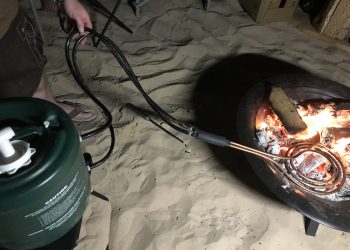 How to Build a Simple Off-Grid Shower in the Backyard