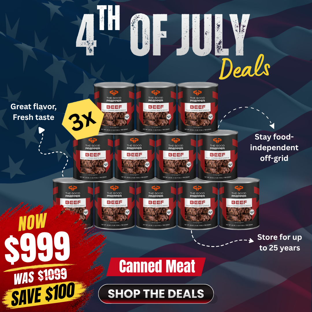 Canned Meat — 3 Cases · 15% OFF
