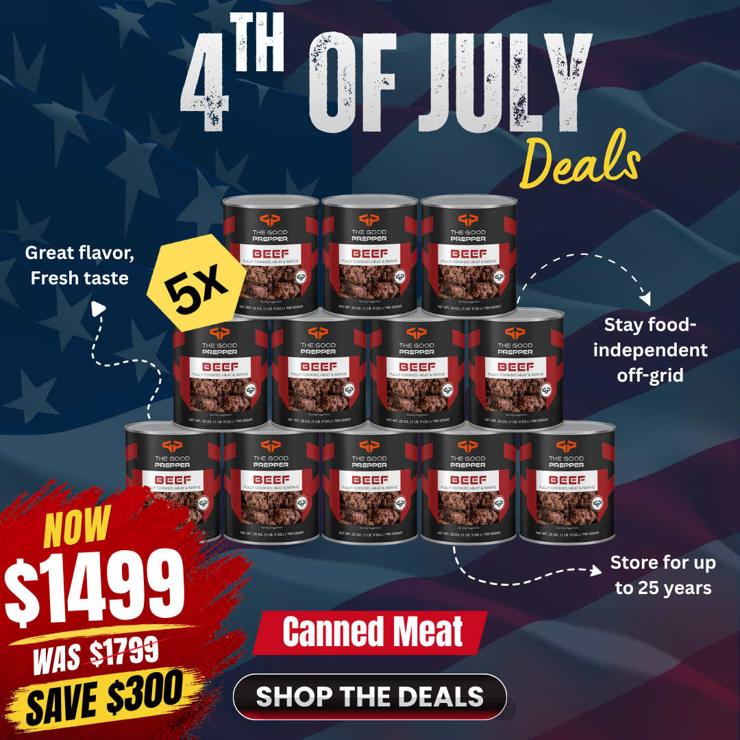 Canned Meat — 5 Cases · 20% OFF