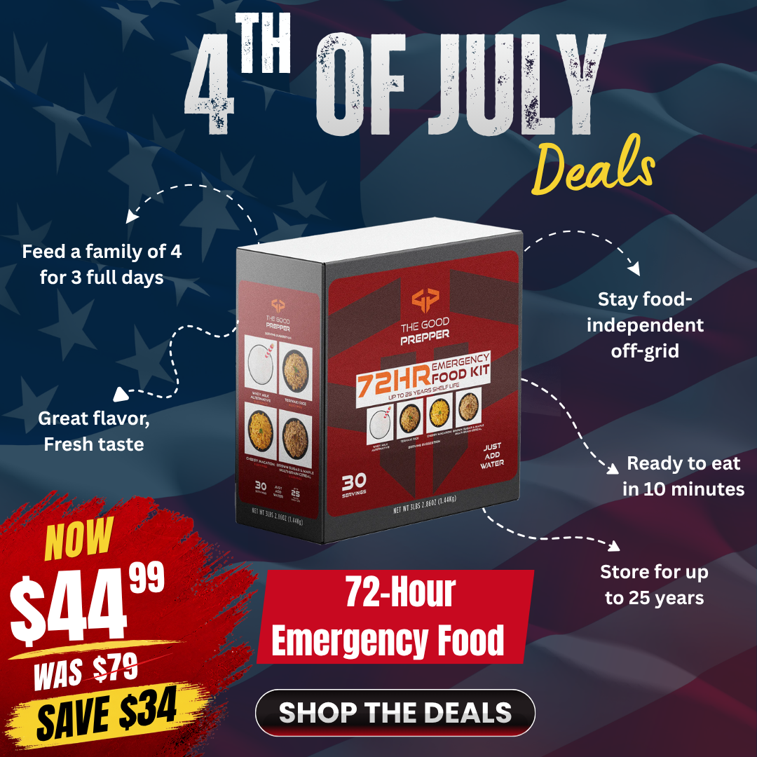 72-Hour Emergency Food · 50% OFF