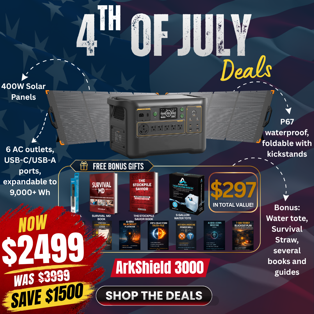 ArkShield 3000 Solar Generator · 25% OFF